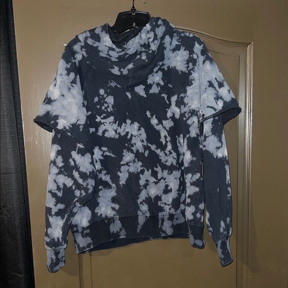 PLAYBOY Blue and Gray Tie-Dye Hoodie - Picture 2 of 4
